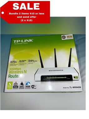 TP-Link 300Mbps Wireless Router TL-WR940N (New in box - NIB)